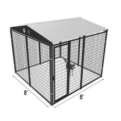 8' X 8' Complete Yard Boss Dog Kennel (Powder-Coated)