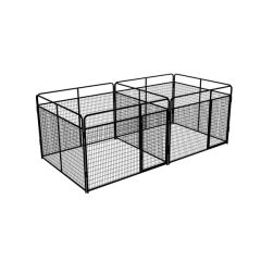 8' X 8' Multiple Standard Full Stall Dog Kennels x2	