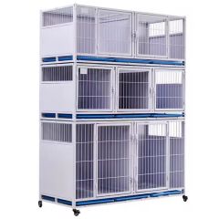 Eco Tuff 7 Door 3 Story Light Duty Cage Bank