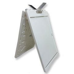 Jumbo A Frame Sign & Solar Powered L.E.D. Lights 