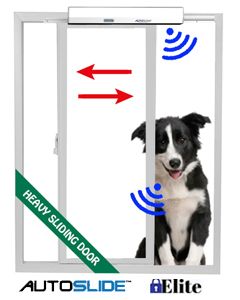Elite iLock Locking Auto Slide Smart Tag Pet Door (For Heavy Sliding Doors)