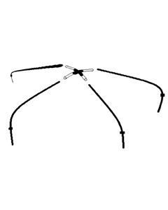 6' X 6' Canvas Top Roof Bars & Cross Connector