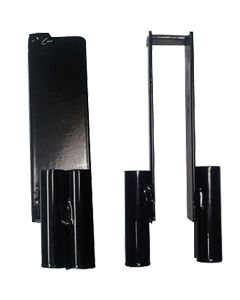 Standard Wire Kennel Double Canvas Roof Partition Panel Support Bracket (Set Of 2)