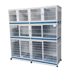 Eco Tuff 8 Door 3 Story Light Duty Cage Bank