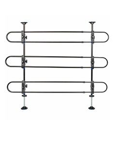 Happy Ride Metal Dog Car Barrier Black 32-49″ x 33-57″