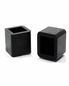 Heavy Duty 1" X 1" Rubber Kennel Feet (Set Of 2)
