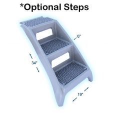 Elevated Dog Bathtub Optional Stairs 