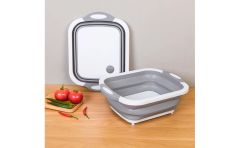 Cadorn 2-in-1 Foldable Cutting Board & Drain Basket 