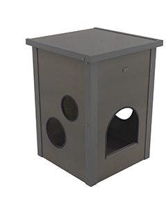  Kitty Kube, Cat House with Scratch Pad