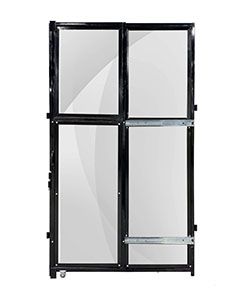 4' Luxury Full View Glass Sliding Door