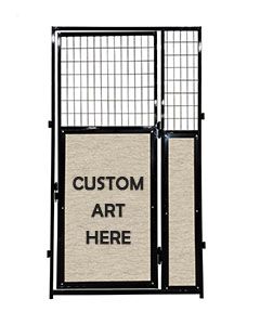 4' Luxury Wire-Top Art-Bottom Standard Door 