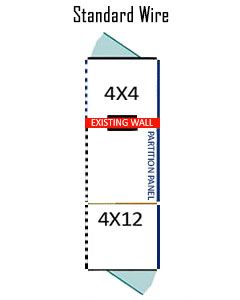 4' X 4' Inside 4' X 12' Outside Multiple Standard Dog Kennels ADDITIONAL STALLS