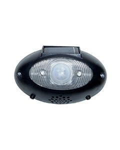 Solar Powered Motion Sensor Alarm & Flashing Lights