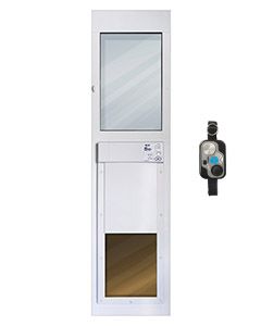 Large 75" - 80.25" X 19" Power Pet Patio Door (WiFi & Pet Controlled)