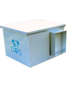 The Cube Aluminum Insulated Dog House 26" Tall