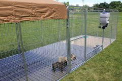 6' X 10' Ultimate Dog Kennel Pro (Galvanized)