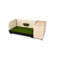 2' X 4' Ultimate Potty Station PRO & Potty Attendant