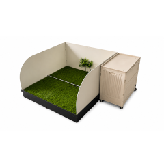 4' X 4' Ultimate Potty Station PRO & Potty Attendant