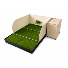 4' X 6' Ultimate Potty Station PRO & Potty Attendant