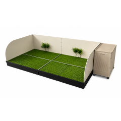 4' X 8' Ultimate Potty Station PRO & Potty Attendant
