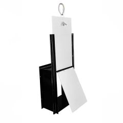 Wall Mounted 15" X 17" Vertical Sliding Dog Door, Telescopic Sleeve & Weather Flap Kit
