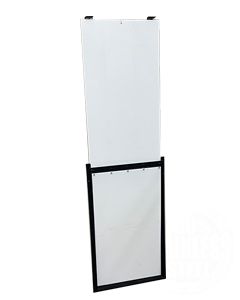 Wall Mounted 24" X 36" Vertical Sliding Door & Weather Resistant Flap (XXL Large Dog Breed)