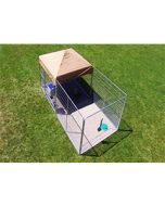 6' X 16' Ultimate Dog Kennel Pro (Galvanized)