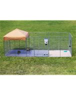 6' X 24' Ultimate Dog Kennel Pro (Galvanized)