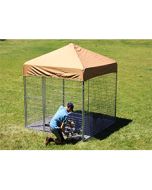6' X 8' Complete PRO Kennel (Galvanized)