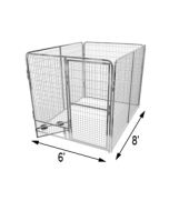 6' X 8' Basic Dog Kennel Pro (Galvanized)