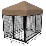6' X 8' Complete Standard Kennel