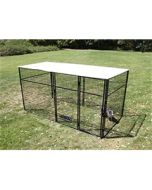 8' X 16' Complete 7' Tall Dog Kennel (Powder-Coated)