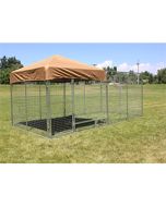 8' X 16' Complete PRO Kennel (Galvanized)