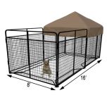 8' X 16' Complete Standard Kennel