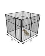 8' X 8' Basic 7' Tall Wire Kennel (Powder-Coated)