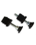 Adjustable 1" X 1" Plastic Kennel Feet (Set Of 2)