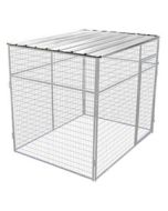 8' X 14' Flat Corrugated Metal Kenel/Run Roof