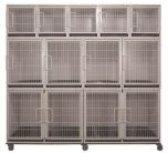 11 or 13 Unit Modular Powder Coated Cage Bank Kit