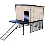 4' X 4' Kennel Castle Large Outdoor Dog House 