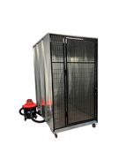 Quick N Clean 4' X 8' X 7' Tall Galvanized Kennel Pod (Single Unit)