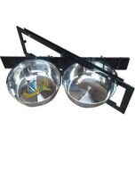 Swivel Bowl Bracket & Metal Bowls