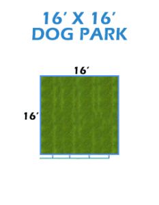 16' X 16' Dog Park System