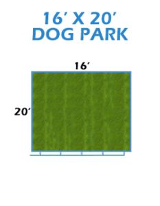 16' X 20' Dog Park System