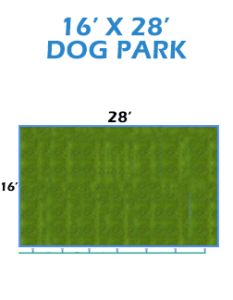 16' X 28' Dog Park System