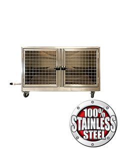 Quick N Clean Stainless Steel Cage Bank 1 or 2 Units