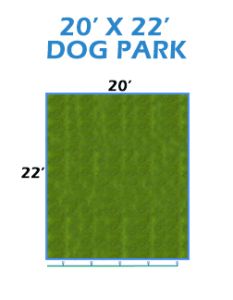 20' X 22' Dog Park System