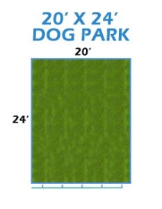 22' X 24' Dog Park System