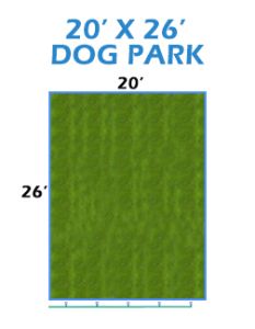 20' X 26' Dog Park System