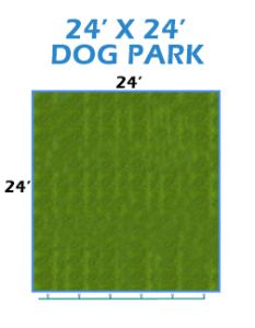 24' X 24' Dog Park System