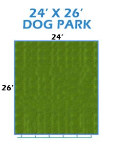 24' X 26' Dog Park System